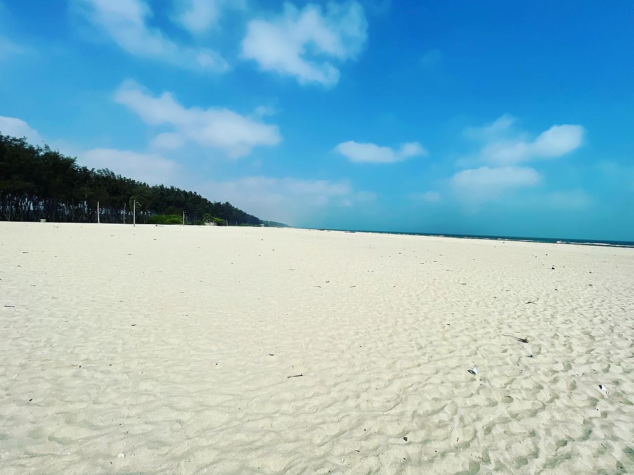 Ariyaman Beach white sand coastline, Rameswaram